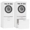 Image0001_mini Wasmachinekast O8448 2S – 64 × 162 × 64 cm – 2 laden – met opbergruimte