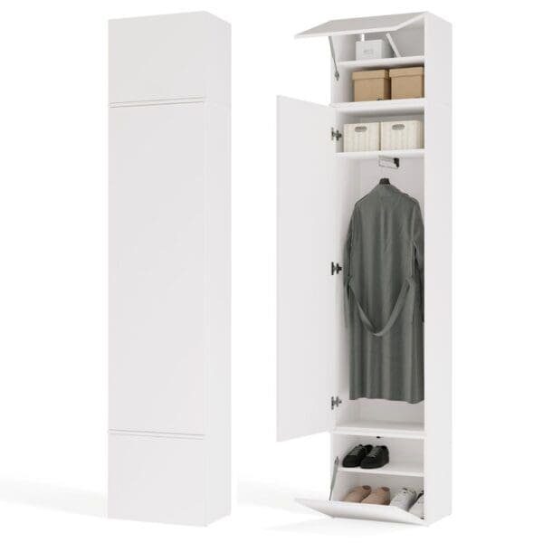Garderobekast Q5245 – 50 × 238 × 35 cm – 3 deuren