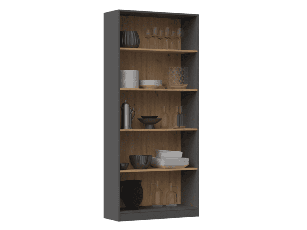 Boekenkast G5483 – 80 × 182 × 30 cm - afbeelding 2