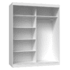 Kledingkast W8315 – 160 × 200 × 61 cm – spiegel – uitvoering A/B