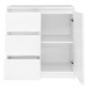 biel-open Dressoir Y2250 1D3S – 80 × 75 × 40 cm