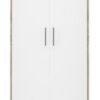 Opbergkast S8120 – 74 × 180 × 35 cm – Wit / Sonoma eiken - afbeelding 5