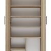 front-open Opbergkast S8120 – 74 × 180 × 35 cm – Sonoma eiken - afbeelding 5