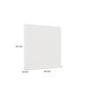 Vakkenkast Y5781 – 110,5 × 110,5 × 30 cm – 3 deuren – Wit - afbeelding 5