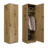 3-otwarty-artisanww23 Kledingkast Y2250 – 50 × 180 × 50 cm - Artisan eiken